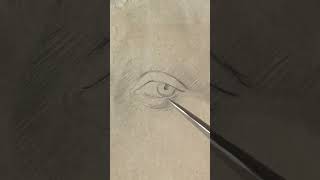 How to draw an eye like Leonardo da Vinci in Silverpont RenaissanceDrawing OldMasterDrawing Art [upl. by Yra]