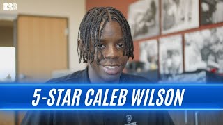 Caleb Wilson shares MAJOR Recruiting update ahead of decision with KSR [upl. by Nomael]