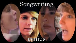 Taylor Swift being a songwriting genius for 13 minutes [upl. by Eidod]