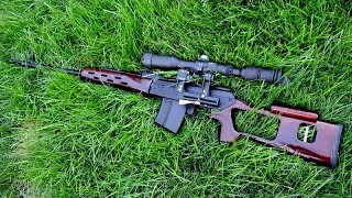 762x54R Vepr SVD Dragunov Custom Finished Set Combloc Customs Ironwood Designs [upl. by Moreland]