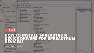 How to Install Spreadrum Drivers for Spreadtrum Devices [upl. by Mortie]