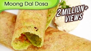 Moong Dal Dosa  Easy To Make Dosa Recipe  Popular South Indian Breakfast Recipe By Ruchi Bharani [upl. by Aidnac]