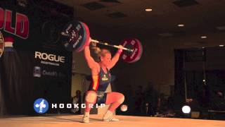 Lydia Valentin 115kg Snatch Slow Motion [upl. by Virginia]