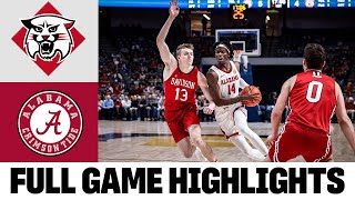 Davidson vs 10 Alabama Highlights  2021 College Basketball Highlights [upl. by Dyane23]