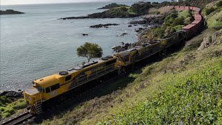 TasRail 2053 TR13 TR11 36 train Three Sisters [upl. by Prissy732]