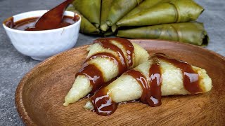 How to Cook SUMAN MALAGKIT  SUMAN with LATIK SAUCE  Filipino Kakanin Recipe [upl. by Earley]