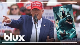 Trumps Shark Rant 🦈  Las Vegas Rally  blux [upl. by Nylarac114]