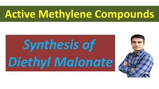 Synthesis of Diethyl malonate Malonic ester  Dr Bharat Baria [upl. by Lapo551]