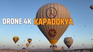 KAPADOKYA’DA BALONLAR ÜSTÜMÜZDEN GEÇTİ  DRONE 4K  CAPPADOCIA BALLOON [upl. by Leksehcey735]