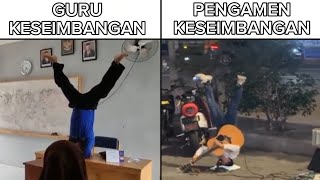 Guru Keseimbangan vs Pengamen Keseimbangan [upl. by Toiboid]