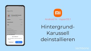 HintergrundKarussell deinstallieren  Xiaomi Android 14  HyperOS 1 [upl. by Arraeis]