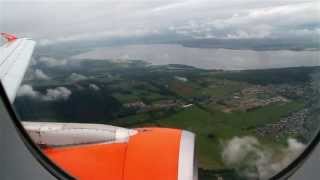 Inverness hard Landing short field Easyjet Airbus Full HD [upl. by Kohcztiy544]