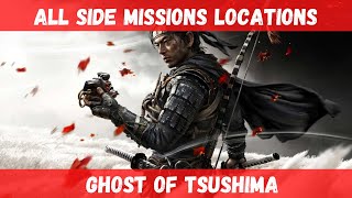 Ghost Of Tsushima All Side Quests Locations  Tale of Tsushima Walkthrough Helping Sword Hand Trophy [upl. by Aniroz180]