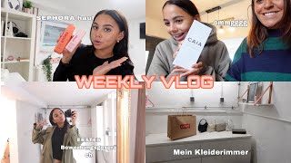 WEEKLY VLOG mein erstes Bewerbungsgespräch neues kleiderzimmer amp sephora haul [upl. by Firahs841]