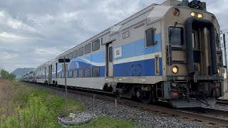 A few EXO trains around East Montreal QC 51724 [upl. by Hsital392]