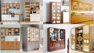 Top 60 crockery unit designing ideas  Latest crockery cabinet designs for kitchen  Home Decor [upl. by Nyssa]