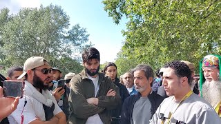 Shamsi Dismantles False Claims Shamsi And Visitor Speakers Corner [upl. by Dez]