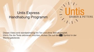 Untis Express  Handhabung Programm [upl. by Ycnuahc706]