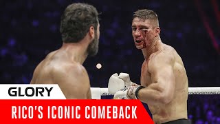 Rico Verhoevens ICONIC comeback Verhoeven vs Ben Saddik 3 FIGHT HIGHLIGHTS [upl. by Atinus752]