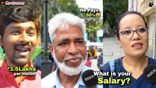 How Much Do You Pay For Rent Chennai  Tamil  Street Interview [upl. by Ruddie341]