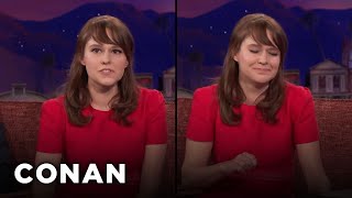 Claudia ODoherty Is An Unemployed amp Versatile Actress  CONAN on TBS [upl. by Frodeen]