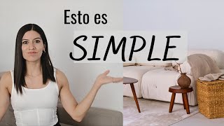 MINIMALISMO SIMPLE  7 tips prácticos y simples para ser minimalista [upl. by Brace]