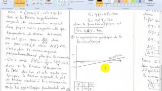 Macroéconomie S2 partie 21 quot Exercice N° 1 quot [upl. by Leen]