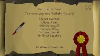 شرح عمل مهمة Misthalin Mystery رني سكيب المدرسة القديمة  Misthalin Mystery osrs quest guide [upl. by Kinghorn]