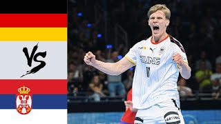 Gеrmаny vs Sеrbіа  Full Game Highlights  2023 Handball U21 World Championship  SemiFinals [upl. by Haduj128]