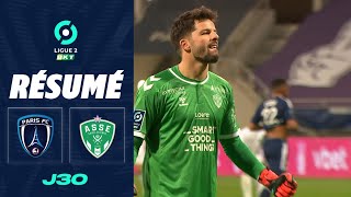 PARIS FC  AS SAINTÉTIENNE 2  4  Résumé  PFC  ASSE  20222023 [upl. by Nalyorf]