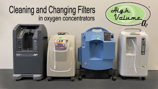 Cleaning and Changing Filters of Oxygen Concentrators [upl. by Gretel]