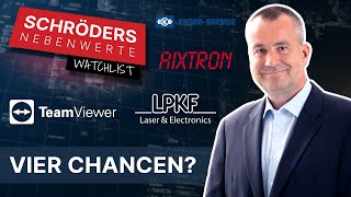 TeamViewer Aixtron KnorrBremse LPKF Laser  Schröders NebenwerteWatchlist [upl. by Suckow]