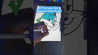 9 Procreate Tips YOU Must Know 🤯  Beginners art digitalart shorts [upl. by Quintie]