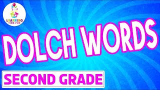 DOLCH WORDS for Kids Second Grade Dolch Sight Words  Learn Sight Words and Dance [upl. by Linette]