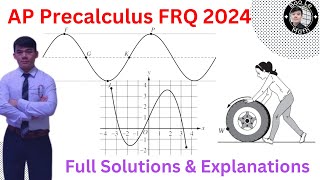 Full Solutions to the AP Precalculus Exam 2024 Free Response Questions [upl. by Eybbob]