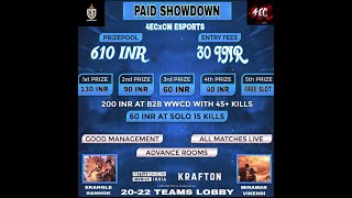 🔴LIVE CARMINE ESPORTS PAID SCRIMS [upl. by Irodim]