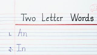 Two Letter Words [upl. by Rebane]