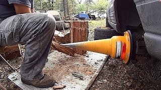 Homemade Wood Splitters and Log Splitters [upl. by Leasia]