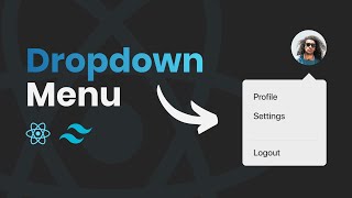 Make a Dropdown Menu in React JS  Beginner Tutorial [upl. by Saito]