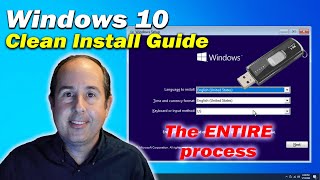 Windows 10 Clean Install Guide  The ENTIRE process  How to Install Windows 10 [upl. by Dirraj]