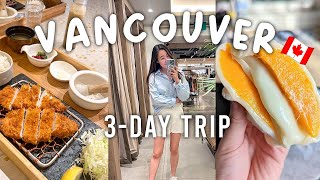 Vancouver Travel Vlog what life is like in Canada amp what to eat in Vancouver 2024 [upl. by Werd776]