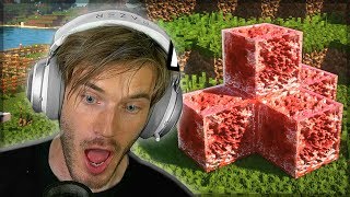 ✔ PEWDIEPIEW WORLD in REALISTIC MINECRAFT 116  ULTRA GRAPHICS MOD [upl. by Rednasxela697]