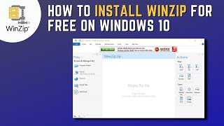 How to Install WinZip for Free on Windows 10 [upl. by Stutzman]