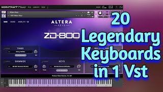 Amazing New Kontakt Player Library amp VST With 20 Keyboard Sounds  Altera Keys by Impact Soundworks [upl. by Joli]