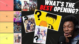 Ranking EVERY Winter 2024 Anime Opening [upl. by Adnulahs]