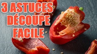 3 découpes de légumes ultra faciles [upl. by Ennahoj]