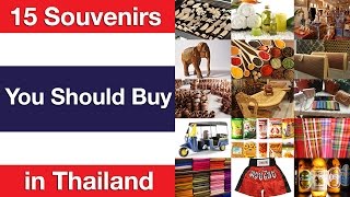 15 Souvenirs You Should Buy in Thailand [upl. by Imaj]