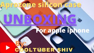 Aprozone Silicon Case for iphone12 pro max UnboxingSilicon case unboxing iphoneapple youtube [upl. by Cleavland]