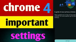 chrome important settings  notification security check language etc [upl. by Archambault]