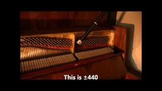 From ±440 hz to ±432 hz BachBusoni Arjen Seinen Piano [upl. by Prochora]